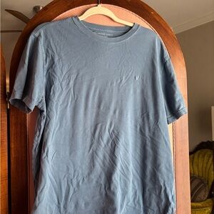 American Eagle Outfitters Short Sleeve Crewneck Tee in Dusty Blue